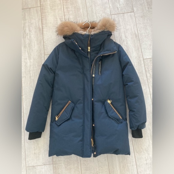 NWOT Mackage Marla Parka with Natural Fur Trim - Picture 3 of 16